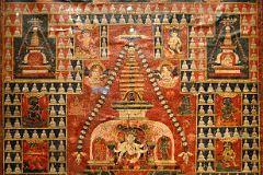 06-1 Ushnishavijaya Enthroned in the Womb of a Stupa, 1510-19, Nepal - New York Metropolitan Museum Of Art